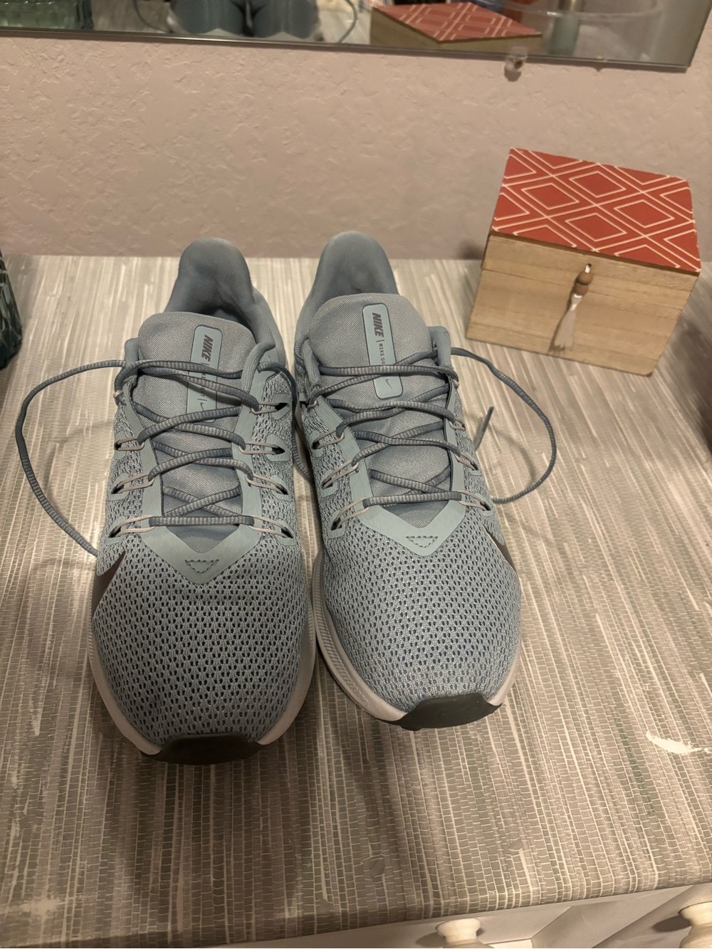 Nike Light Blue Mesh Trainers